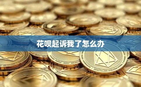 花呗起诉我了怎么办