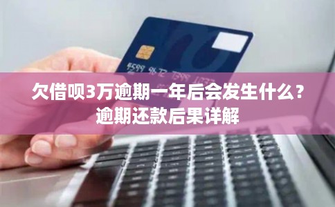欠借呗3万逾期一年后会发生什么？逾期还款后果详解