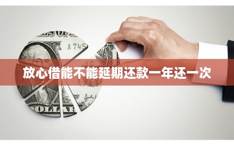 放心借能不能延期还款一年还一次