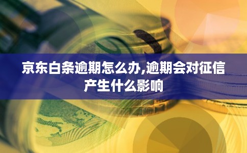 京东白条逾期怎么办,逾期会对征信产生什么影响