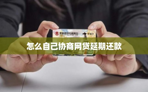怎么自己协商网贷延期还款
