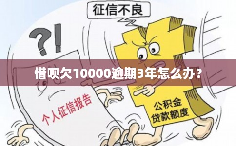 借呗欠10000逾期3年怎么办？