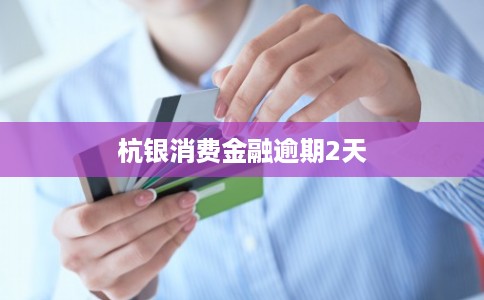杭银消费金融逾期2天 杭银消费金融逾期2天