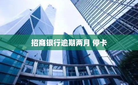 招商银行逾期两月 停卡