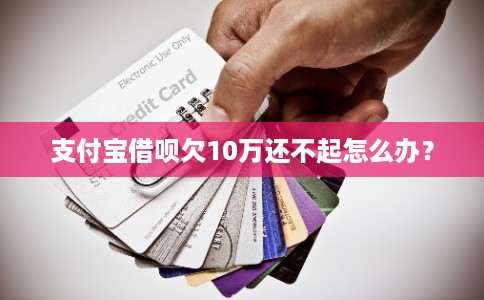 支付宝借呗欠10万还不起怎么办？