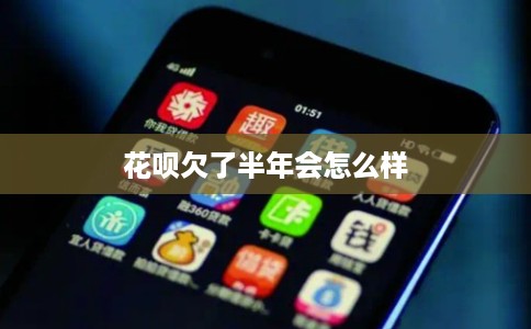 花呗欠了半年会怎么样
