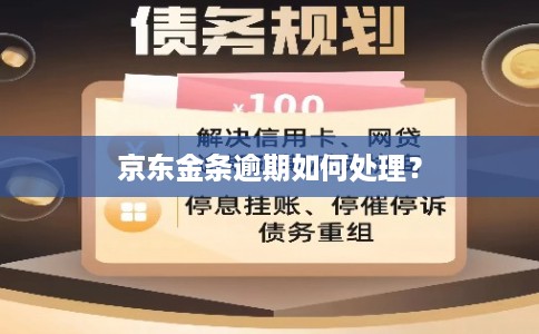 京东金条逾期如何处理？