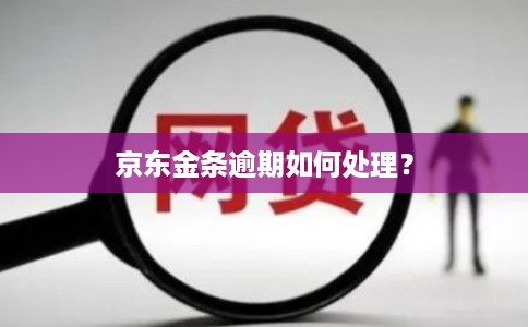 京东金条逾期如何处理？