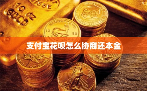 支付宝花呗怎么协商还本金