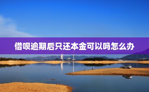 借呗逾期后只还本金可以吗怎么办 借呗逾期后只还本金可以吗怎么办
