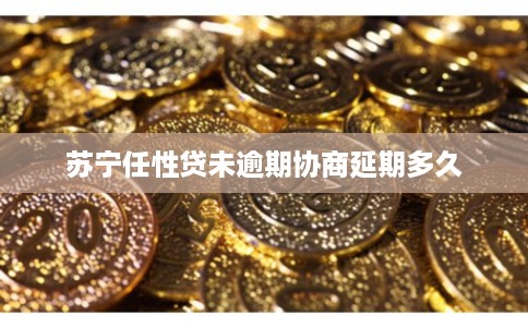 苏宁任性贷未逾期协商延期多久