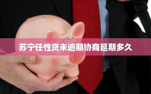 苏宁任性贷未逾期协商延期多久