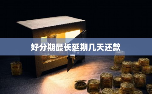 好分期最长延期几天还款