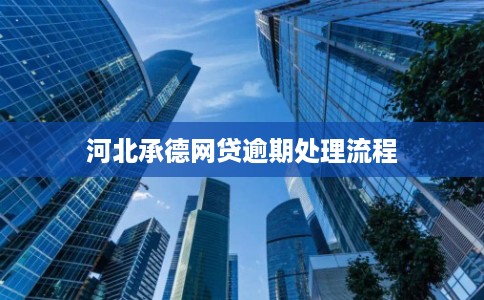 河北承德网贷逾期处理流程