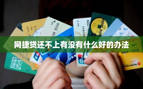 网捷贷还不上有没有什么好的办法