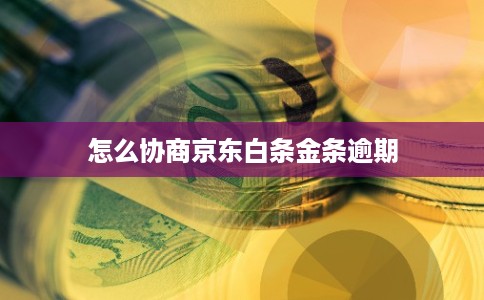 怎么协商京东白条金条逾期