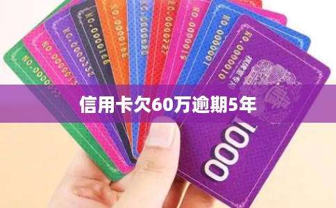 信用卡欠60万逾期5年
