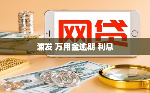 浦发 万用金逾期 利息