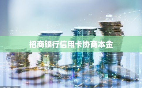 招商银行信用卡协商本金