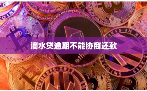 滴水贷逾期不能协商还款