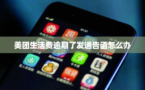 美团生活费逾期了发通告函怎么办