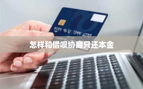 怎样和借呗协商只还本金