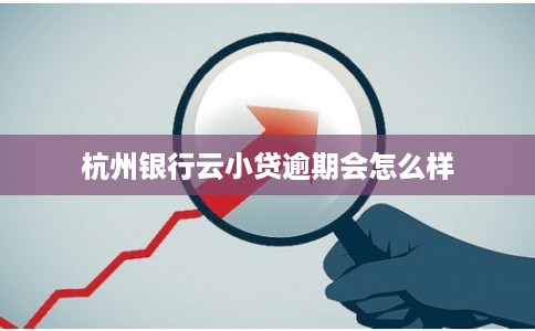 杭州银行云小贷逾期会怎么样