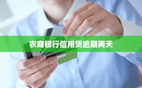 农商银行信用贷逾期两天