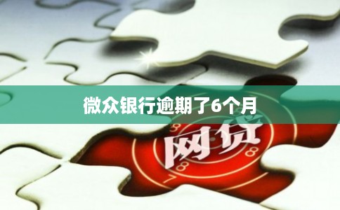 微众银行逾期了6个月