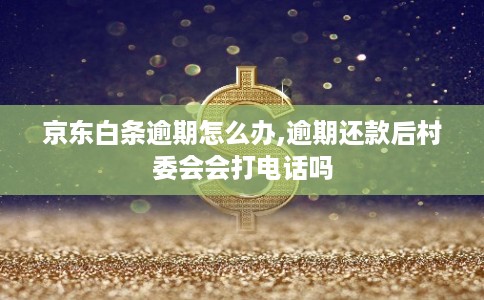 京东白条逾期怎么办,逾期还款后村委会会打电话吗