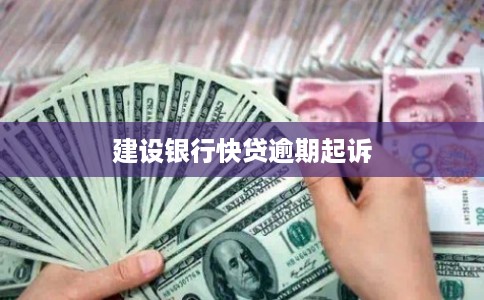 建设银行快贷逾期起诉