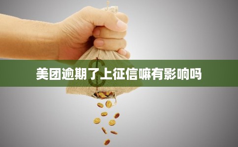 美团逾期了上征信嘛有影响吗