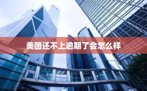 美团还不上逾期了会怎么样