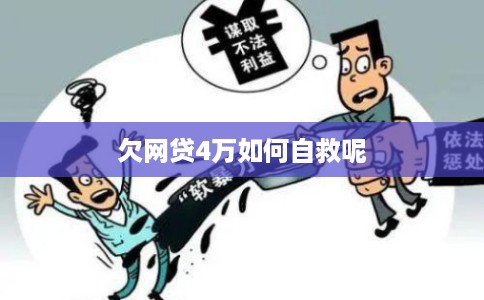 欠网贷4万如何自救呢