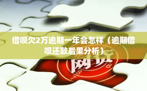 借呗欠2万逾期一年会怎样（逾期借呗还款后果分析）