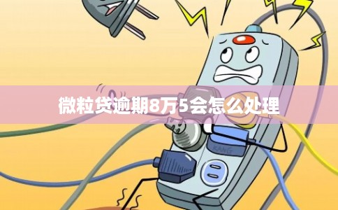 微粒贷逾期8万5会怎么处理