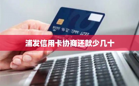 浦发信用卡协商还款少几十