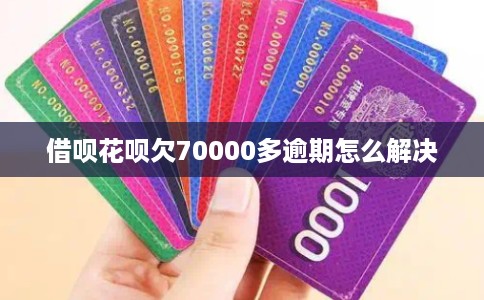 借呗花呗欠70000多逾期怎么解决