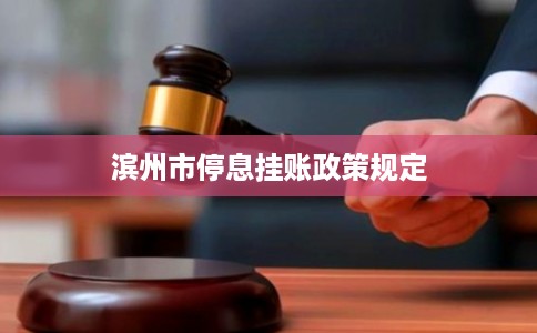 滨州市停息挂账政策规定