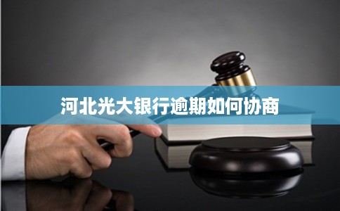河北光大银行逾期如何协商