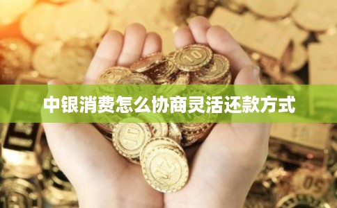 中银消费怎么协商灵活还款方式