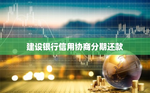 建设银行信用协商分期还款