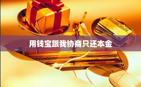 用钱宝跟我协商只还本金