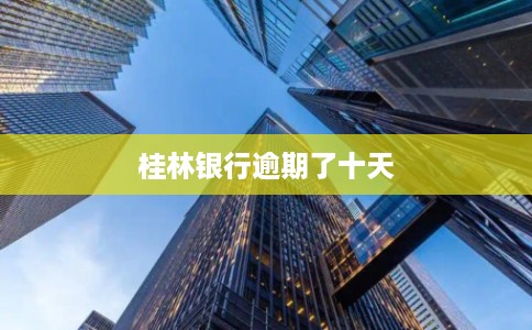 桂林银行逾期了十天