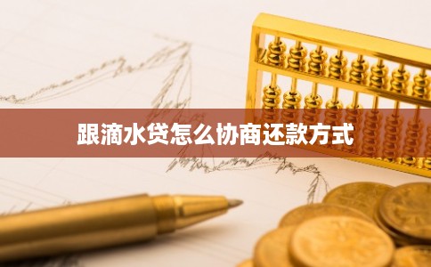 跟滴水贷怎么协商还款方式 跟滴水贷怎么协商还款方式
