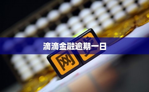 滴滴金融逾期一日