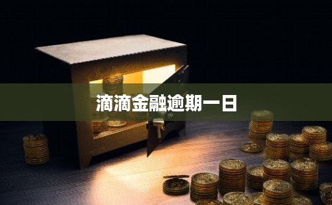 滴滴金融逾期一日