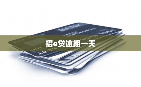 招e贷逾期一天