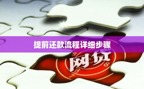 提前还款流程详细步骤