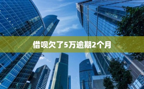 借呗欠了5万逾期2个月